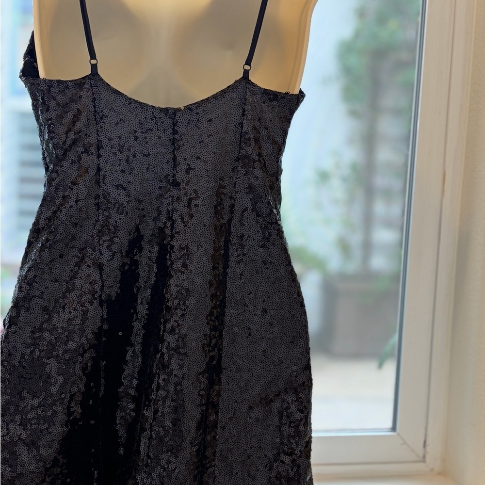 Urban Outfitters Black Sequin Mini Dress - Picture 4 of 6